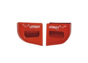 Lifebuoy release slide bracket